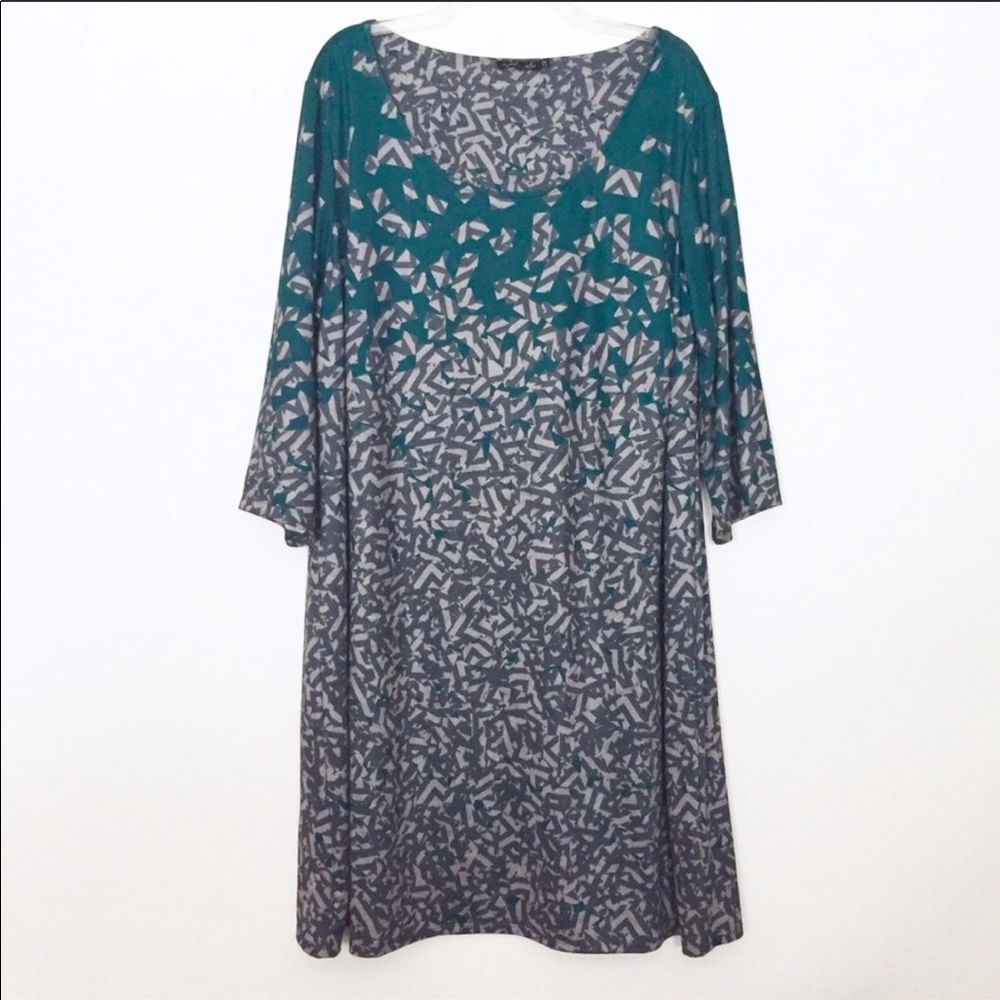 Isabel + Alice Geometric Shift Dress 2X